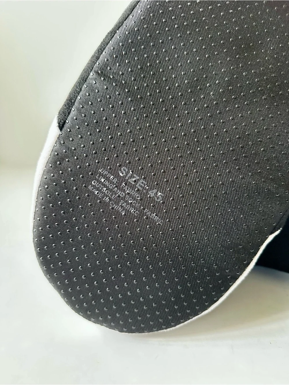 Plush Sneaker Slippers Men 7.5 Women 9 Blue Black Slip On Cozy House Shoes